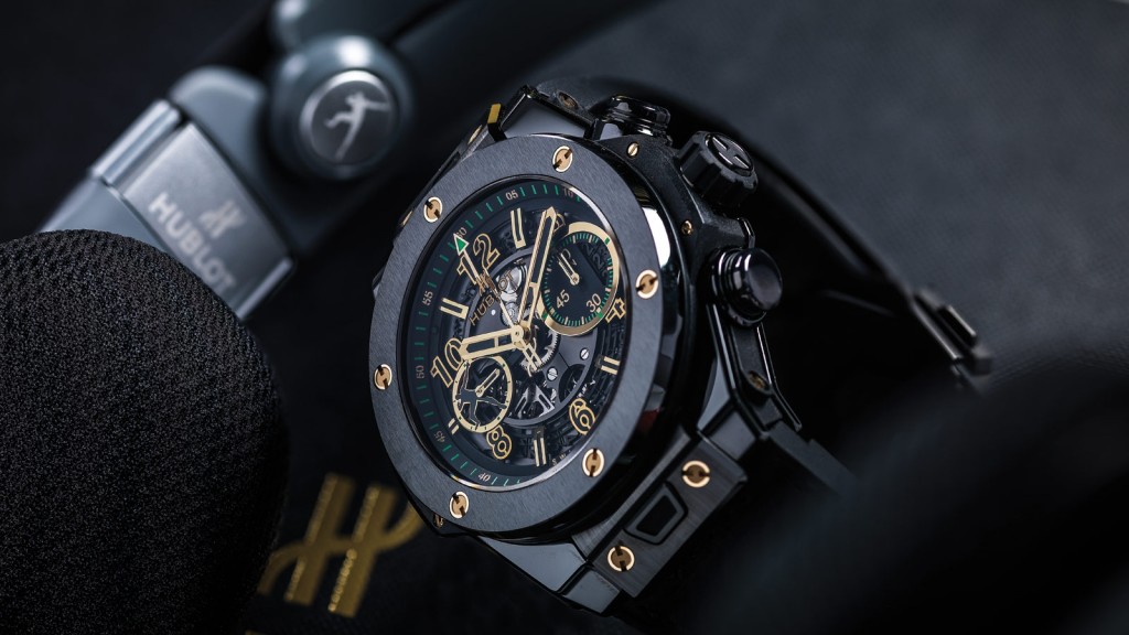 Hublot Big Bang UNICO Usain Bolt Fake Watches With Black Ceramic Cases