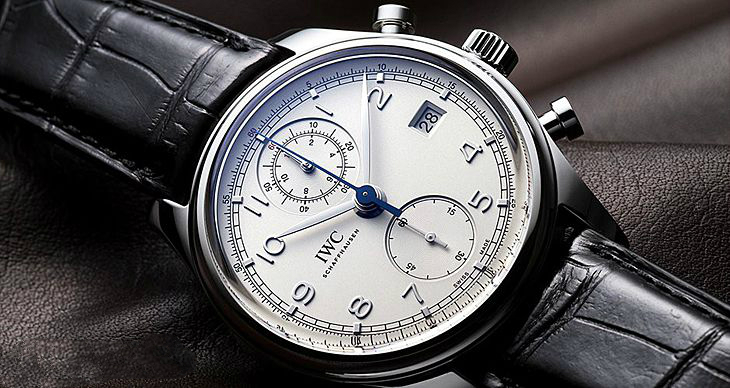 UK IWC Portugieser Chronograph Classic Fake Watches With Steel Cases