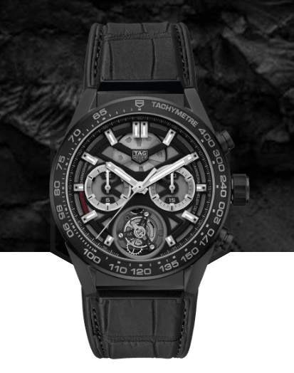 High Precision And Stability: TAG Heuer Carrera Replica Watches UK With Black Leather Straps