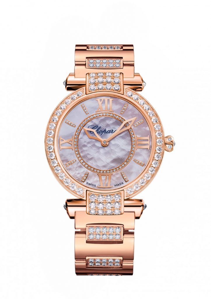 UK Pink Mother-Of-Pearl Dials For Chopard Imperiale Knockoff Watches Of Top Attention