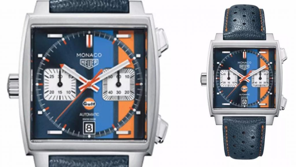 Recommending TAG Heuer Monaco Gulf Special Edition Replica With Blue And Orange Dials UK For Men