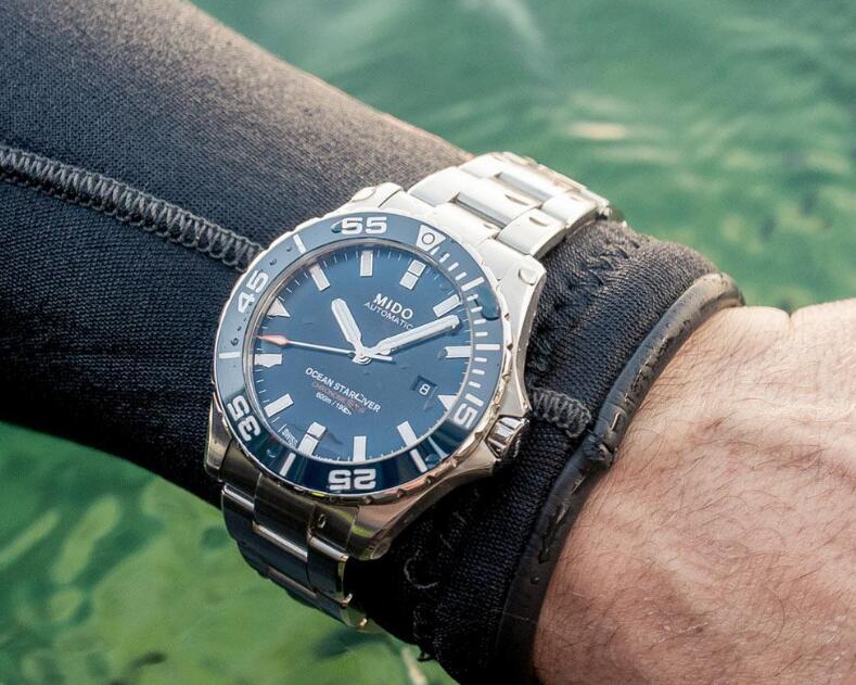 Review On The New Mido Ocean Star Diver 600 M Replica Watch UK With Blue Dial