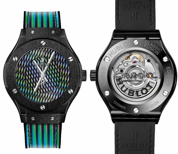 Stunning Hublot Classic Fusion Cruz-Diez Fake Watches For Best Sale