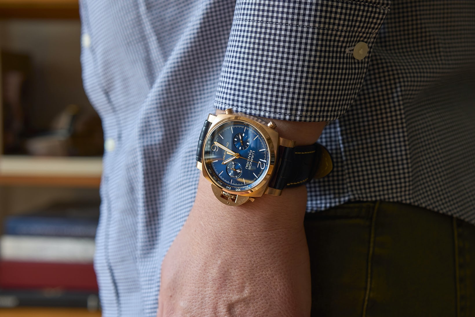 Introducing The UK Fake Panerai Luminor Chrono Goldtech Blu Notte PAM 1111 (Live Pics & Pricing)