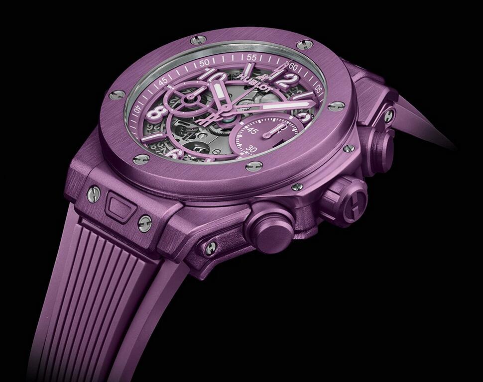 Hublot Set For Summer With All-Purple Limited Edition Big Bang Unico Chronograph Fake Watches Wholesale UK