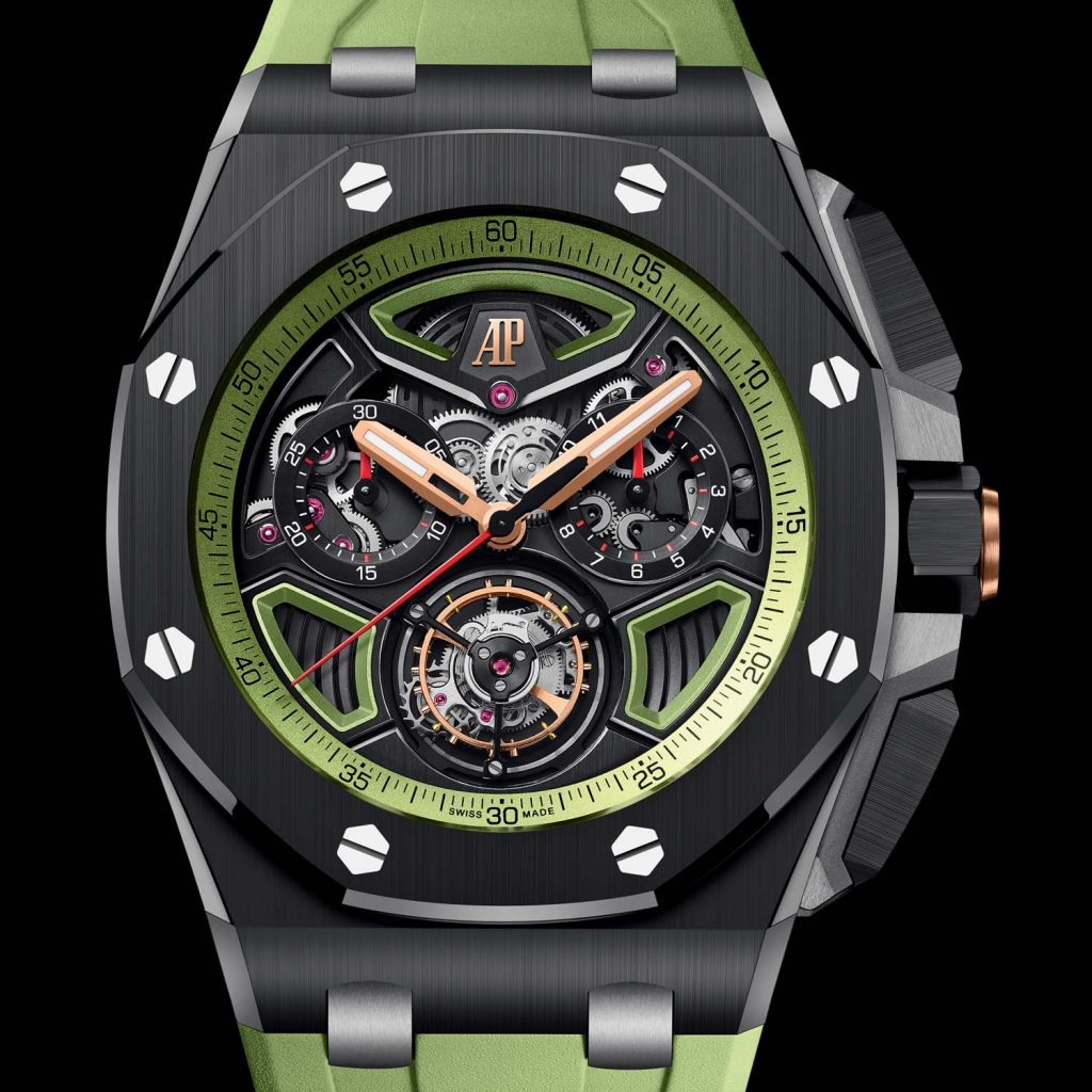 Introducing The Black/Green 1:1 Fake Audemars Piguet Royal Oak Offshore Tourbillon Chronograph