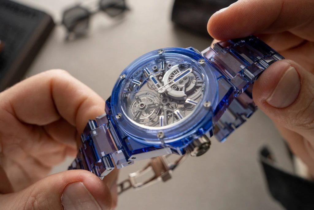 The light-hearted magic of the cheap replica Hublot Big Bang Tourbillon Blue Sapphire UK