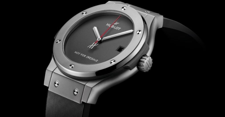 UK BEST QUALITY REPLICA HUBLOT DEBUT LIMITED EDITION TITANIUM WATCH